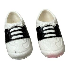 Barbie Doll & The Sensations Shop 50s White/Black Saddle Sock‎ HOP Shoes Oxfords